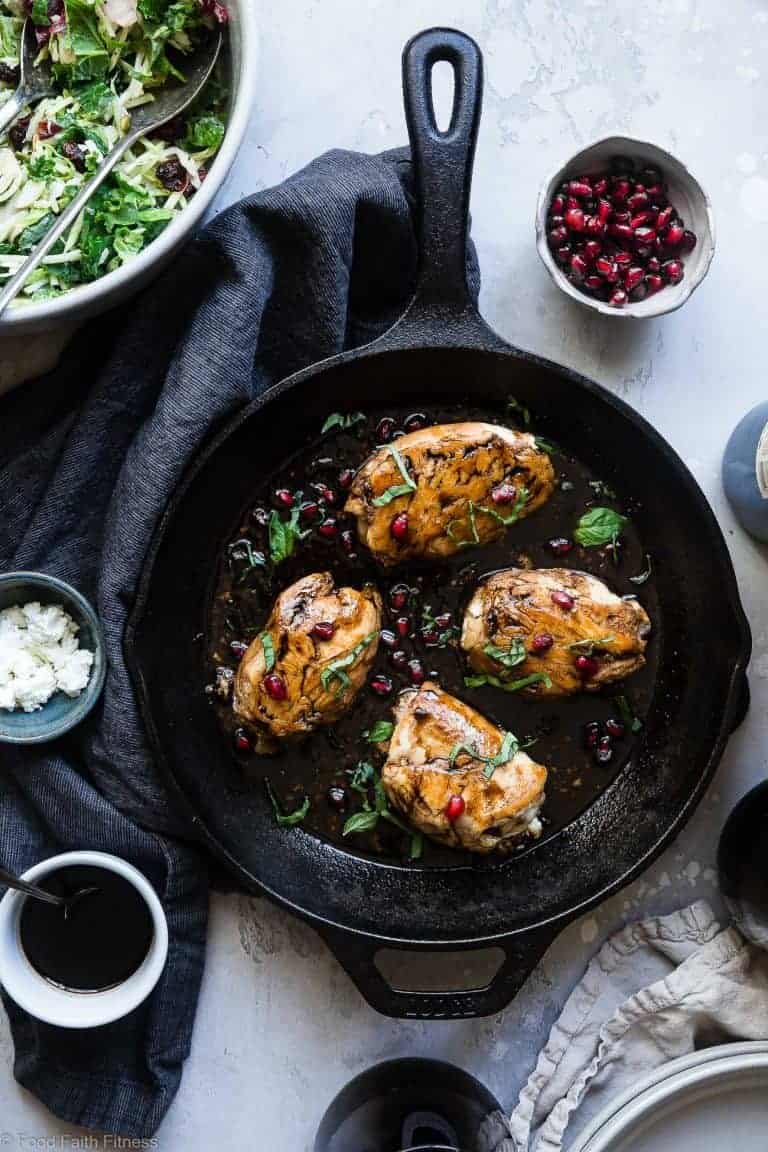 Elegant Balsamic Goat Cheese Stuffed Chicken in 45 Mins